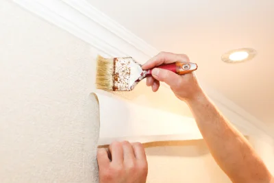 Pose de papier peint à Treignat — revêtements muraux et toiles de verre